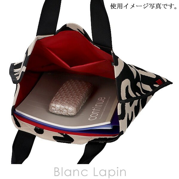 アルティザン＆アーティスト ARTISAN＆ARTIST ニット・トートバッグ 6WB-HK210 ジャーナル・ハロー・キティ #ブラック/ベージュ コスメポーチ/バッグ