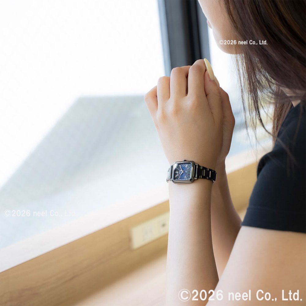 シチズン クロスシー 30周年記念限定 エコドライブ 電波時計 xC ES9504-68E 腕時計 CITIZEN hikari collection Square 2way Model 替えバンド付属【2026 新作】