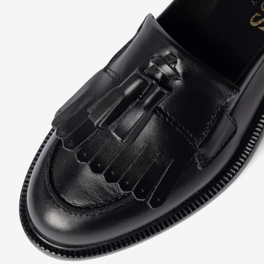 【正規品】 エネス ENESS KILT TASSEL LOAFERS キルト タッセル ST-4820 ローファー レザー レディース シューズ