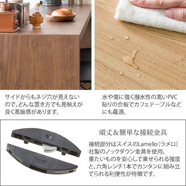 デスク チェア 【日祝日お届け不可】【時間指定不可】シンプル Visage Neo（ビサージュ ネオ）dt-1003r パソコン コの字型パソコン 木製 PC 学習机 勉強机 テーブル 北欧 作業机 オフィス家具 収納付き ナチュラル カウンターテーブル 新生活