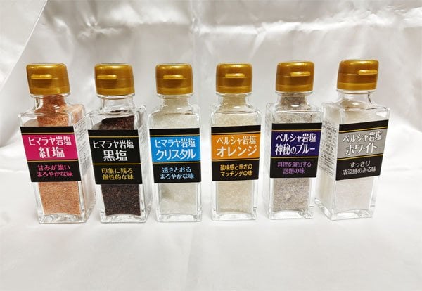 世界の天然塩ギフトセット（ミル付）