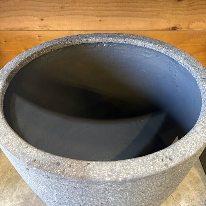 鉢カバー おしゃれ 大型 丸型 カプリ ラテルストーン L M サイズ 高級 北欧 室内 屋内 観葉植物用 サボテン 特大 玄関 インテリア プランター 深型