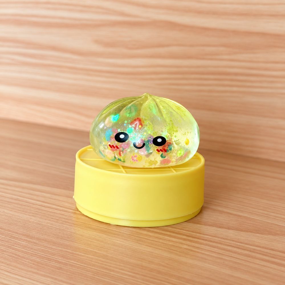 4点セット ぷにぷに スクイーズ ランダムカラー もちもち ぐにゃぐにゃ 変形 おもちゃ キラキラ ラメ入り やわらか 握る ストレス解消 子供 玩具 かわいい プレゼント