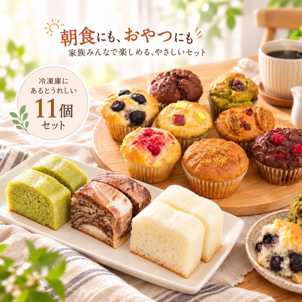 グルテンフリー ヴィーガンな米粉のお菓子11個セット(NEW01-11)米粉マフィン 米粉パン ギフト