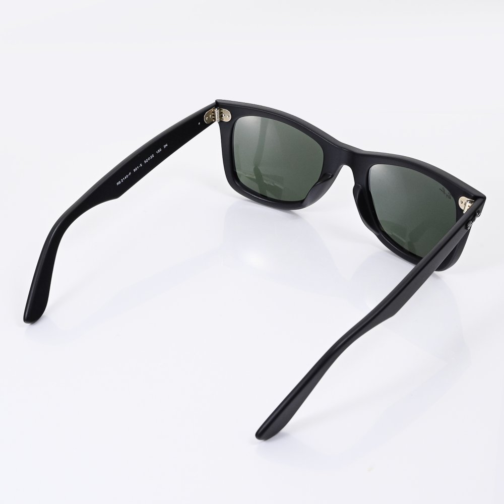 レイバン Ray-Ban サングラス 国内正規品 オリジナル ウェイファーラー 52サイズ ローブリッジフィット アジアンフィット ウェリントン スクエア型 男女兼用 メンズ レディース グリーン RB2140F 901S 52 22 150 3N 【スペシャルラッピング660円(別売り)】送別会 誕生日 お中元 結婚祝い 結婚式 高級 父の日 母の日 ホワイトデー