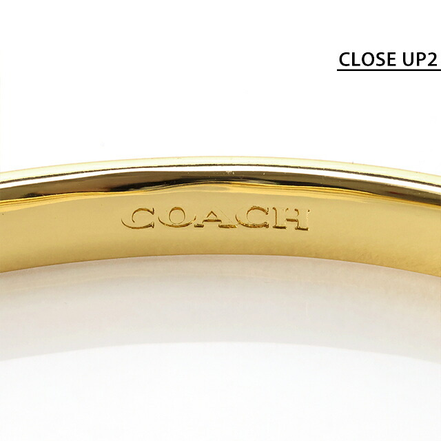 コーチ バングル レディース ブランド COACH シグネチャー C テクスチャード ブレスレット 581277GLD710 ゴールド アクセサリー