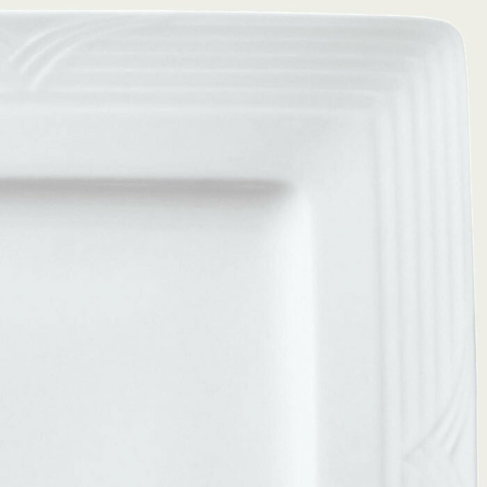 アークティック ホワイト 26.5cmスクエアプレート 〈4000L/91502〉 ノリタケ 正規品 化粧箱なし 業務用 自宅用 オープンストック 電子レンジ対応 食洗機対応 食器
