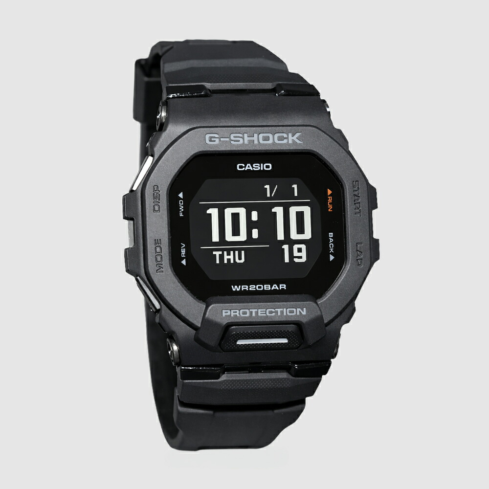 【レビューで延長保証 11年】CASIO カシオ GBD-200-1 G-SHOCK G-ショック G-SQUAD GBD-200 SERIES ブラック メンズ 腕時計 Bluetooth 歩数計 MIP液晶 耐衝撃 20気圧防水 LED付 ギフト プレゼント【海外正規品】送料無料