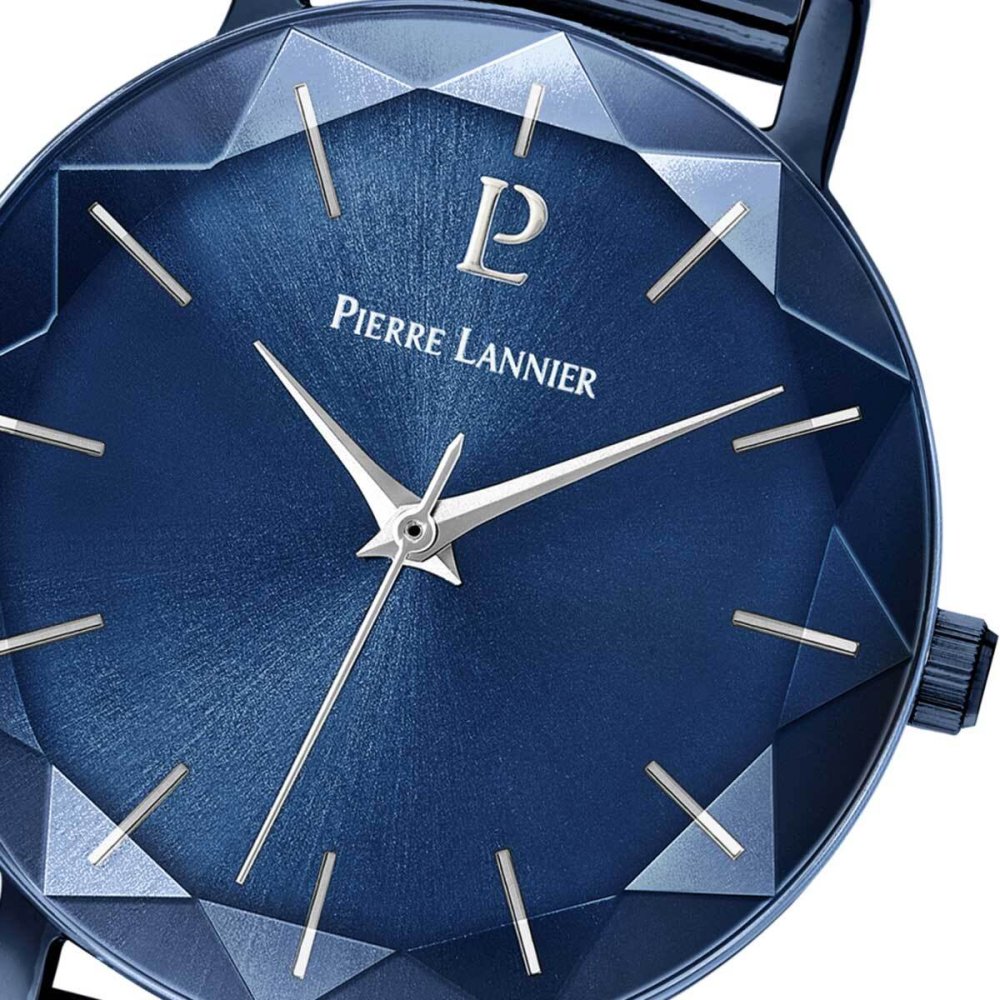 ピエールラニエ PIERRE LANNIER レディース 腕時計 クオーツ マルチプル MULTIPLES 30mm P010P968 ラウンド メッシュベルト ネイビー