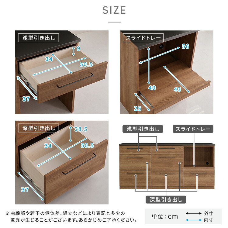 キッチンカウンター キッチン収納 日本製 特殊鋼板を使った組み合わせ 180cm オープン収納+引き出し収納+引き出し収納 新生活