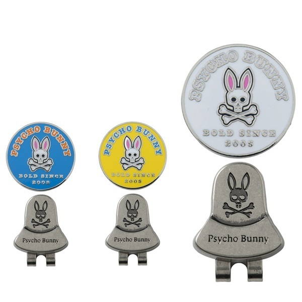 サイコバニー ゴルフ マーカー PB BALL MARKER Psycho Bunny PBMG6BM1 お誕生日祝い お祝い 記念品 お父さん 父の日 彼氏 男性 30代 40代 50代 60代 母の日 お母さん 還暦祝い 敬老の日 彼女 人気プレゼント プレゼント