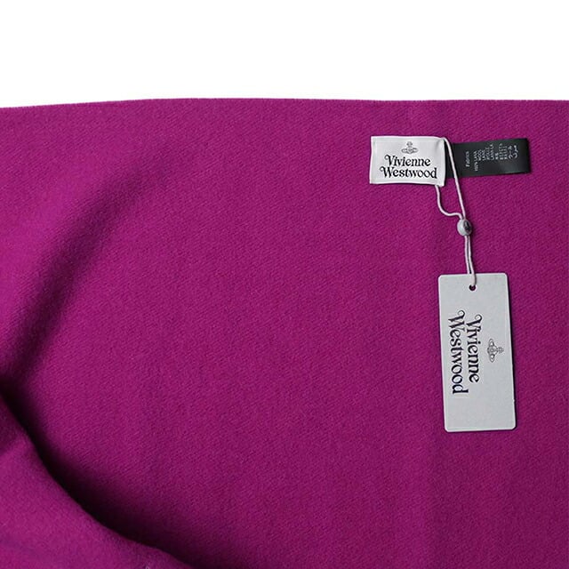 ヴィヴィアンウエストウッド VIVIENNE WESTWOOD NURIA STOLE マフラー 8103013J-W010X-G410-FUCHSIA ユニセックスフーシャ マフラー