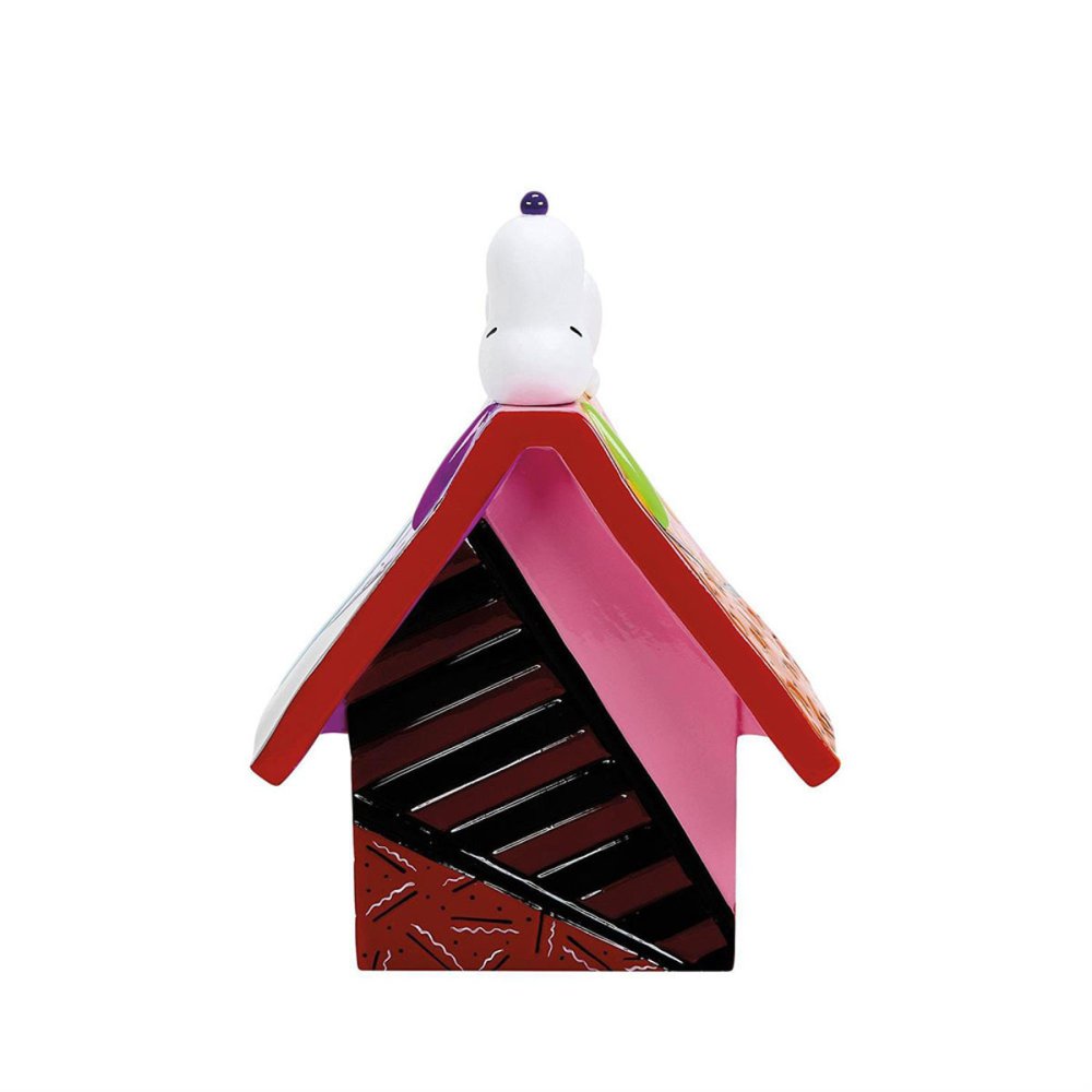 ロメロ ブリット Romero Britto ピーナッツ ブリット Peanuts Britto スヌーピー ドッグハウス 置物 フィギュア 人形 6019028 インテリア
