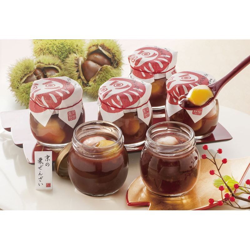 お歳暮・冬ギフト 京都 養老軒 京の栗ぜんざい (YJ-BZQ) ※送料無料(北海道・沖縄・離島への配送不可)
