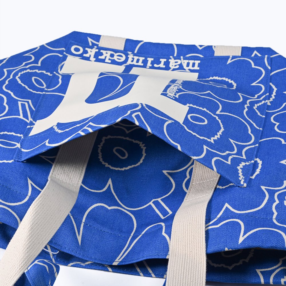 マリメッコ marimekko トートバッグ MONO CITY PIRTO モノ シティ ピイルト ウニッコ レディース ブルー 941580 094150 580 北欧 北欧雑貨 北欧デザイン 送別会 誕生日 お中元 結婚祝い 結婚式 高級 父の日 母の日 ホワイトデー