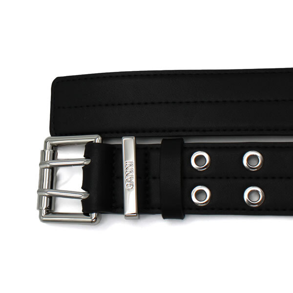 GANNI ガニー ベルト A6586-099 Black Double Eyelet Belt アイレット ブラック