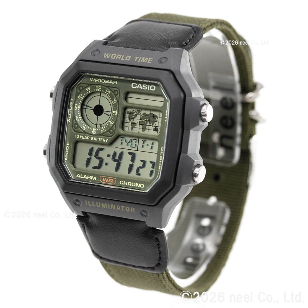 カシオ コレクション CASIO Collection デジタル 腕時計 メンズ AE-1200WHUB-3AJF【2025 新作】