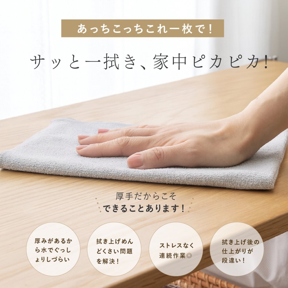 ふきん テイジン あっちこっちふきん 厚手 Lサイズ 33×50cm 1枚 2枚セット 3枚セット 大判 日本製 帝人 ミクロスター 吸水 速乾 洗剤不要 厚手クロス 吸水クロス キッチンクロス 食器拭き 台拭き 掃除クロス 水拭き 油汚れ 洗面台 浴室 窓ガラス 鏡 フローリング 家電 フロントガラス 洗い替え まとめ買い 新生活 プレゼント ギフト