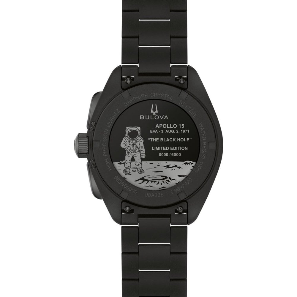 ブローバ BULOVA 限定モデル 腕時計 メンズ アーカイブシリーズ Archive Series ルナ パイロット クロノグラフ ブラックホール Lunar Pilot 98A335【2026 新作】