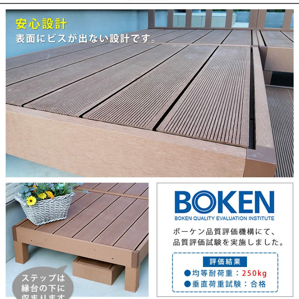 人工木ウッドデッキ ecofeel エコフィール カットサンプル2色セット PWDE-SAM 色見本 サンプル sample