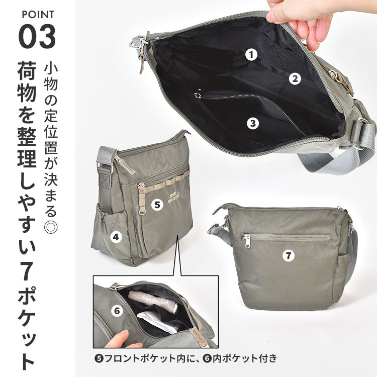 ショルダーバッグ レディース anello GRANDE アネロ グランデ ナイロン 撥水 はっ水 レディース 斜め掛け 軽量 大人 学生 マチ広 多収納 カジュアル シンプル 派手 ペットボトルが縦に入る A5 女性 おしゃれ 通勤 通学 バッグ 鞄 GTM1154 ブラック ネイビー ピンク ブルー