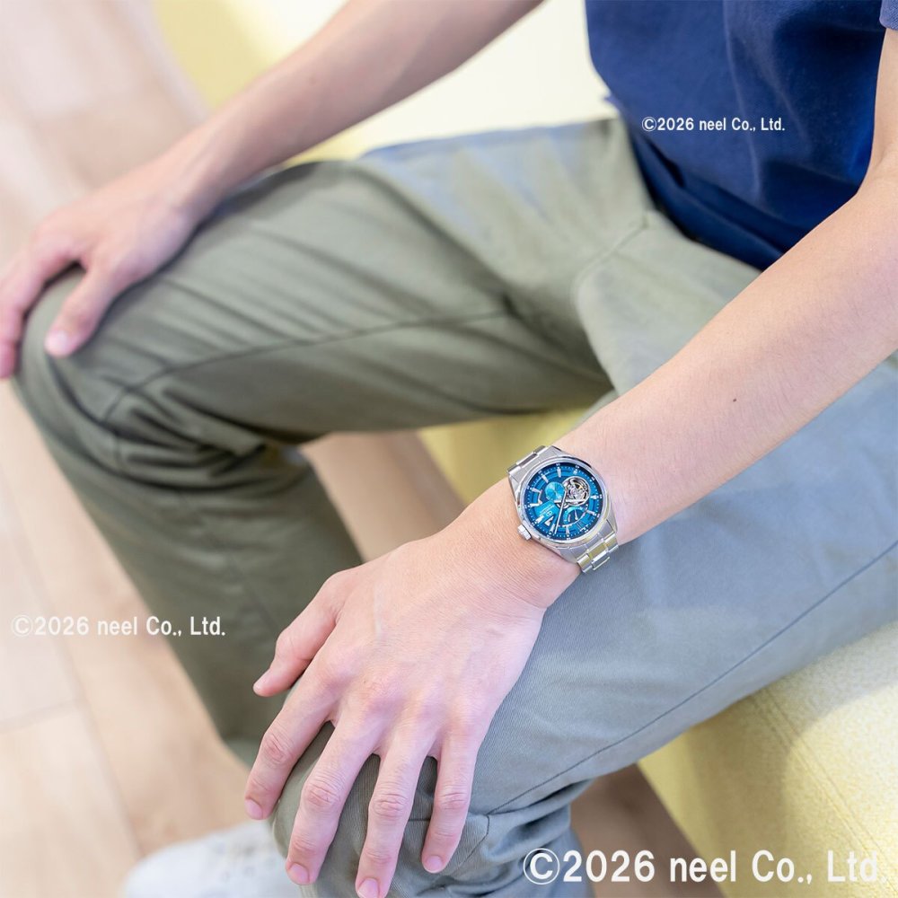 オリエントスター ORIENT STAR コンテンポラリー モダンスケルトン 75周年記念 国内750本限定 腕時計 自動巻き 日本製 RK-AV0140E 極光 オーロラ【2026 新作】