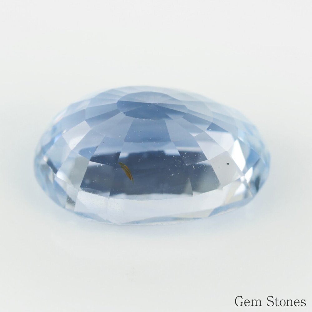  非加熱 ブルーサファイア 4.347ct ルース 裸石 宝石 ファンシーカラー ブルー 大粒 希少 オリジナルジュエリー メインストーン お守り 誕生石 9月 ギフト