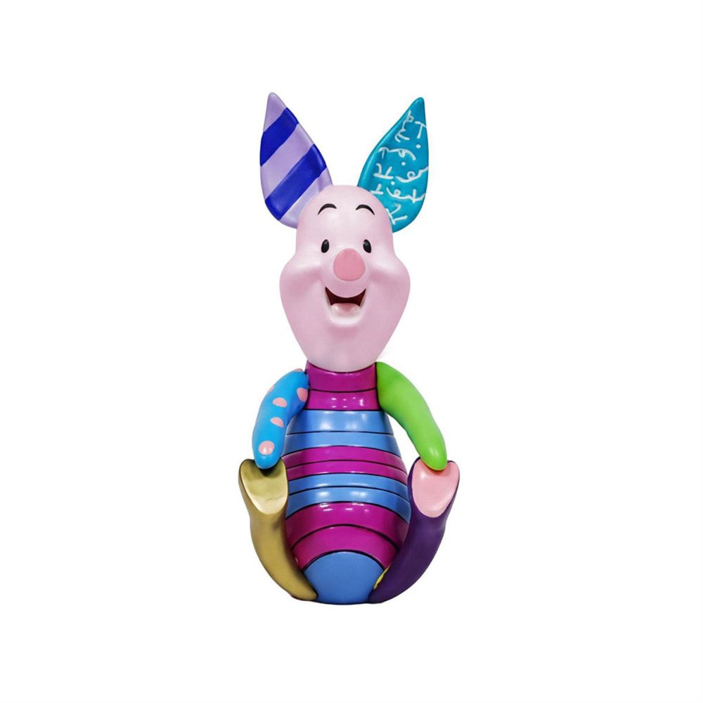 ロメロ ブリット Romero Britto ディズニー バイ ブリット Disney by Britto ピグレット 100周年アニバーサリー ミニ 置物 フィギュア 人形 6019024 くまのプーさん ブタ インテリア