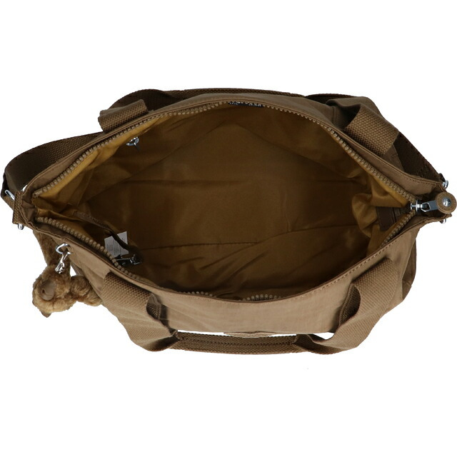 キプリング トートバッグ レディース ブランド Kipling アッセーニ S ロゴ ワンポイント 無地 2WAY KI4400-1NA Smooth Khaki