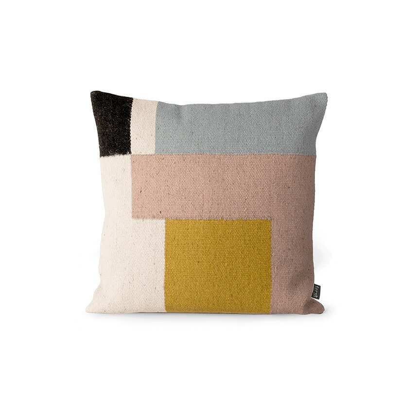 ferm LIVING ファームリビング 北欧 クッション Kelim Cushion 50×50 おしゃれクッションカバー 北欧 インテリア 雑貨 北欧雑貨 中身 付き ソファー 寝室 リビング