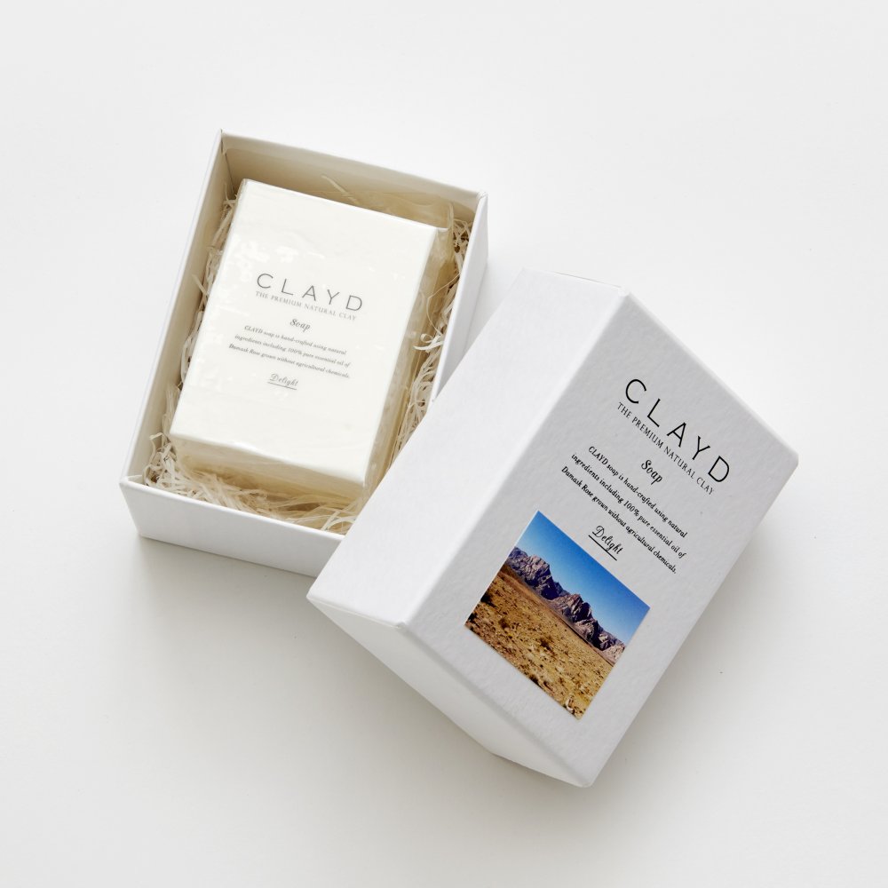 CLAYD SOAP -Damask Rose- （クレイ入りボディ/フェイスソープ）195g
