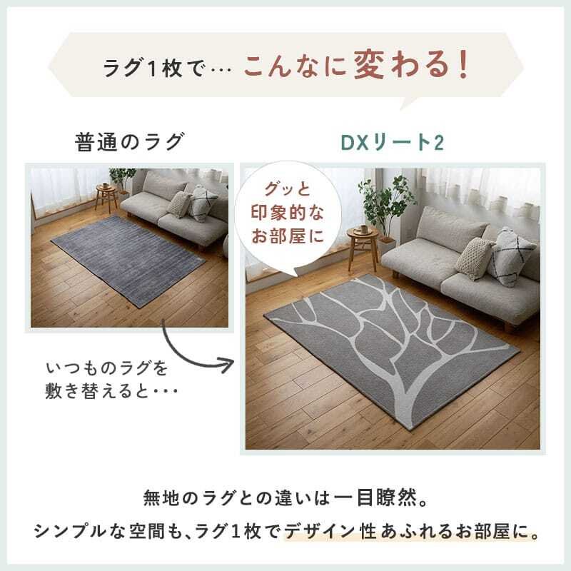 ラグ カーペット ウレタン入り ウレタン 190×240 3帖 3畳 レトロ 北欧 手洗いOK お洒落 北欧柄 ナチュラル 滑り止め 折りたたみ おしゃれ ホット 対応 床暖房対応 コンパクト収納 モダン グレー
