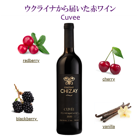 ウクライナワイン CHIZAY 赤白ワイン応援セット