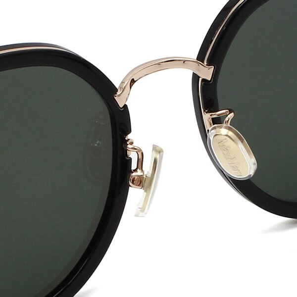 マックスマーラ サングラス MAX MARA MM0148-K/S 01A 57 サングラス ノーズパット MM0148K-01A-57 ブラック グレー ユニセックス