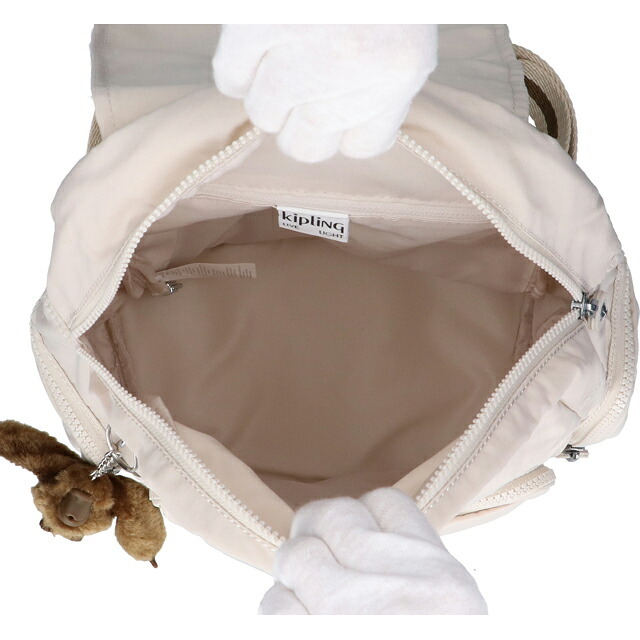 キプリング リュック レディース ブランド Kipling シティジップ S バックパック リュックサック スクールバッグ  KI3523-9LO Soft Sand