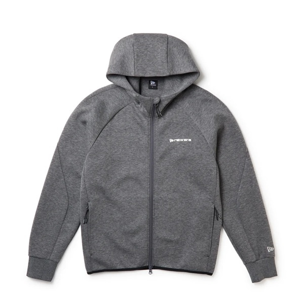 ニューエラ ゴルフ テック スウェット フルジップ フーディー Emboss Logo ダークグレー New Era Golf (15129442) 2026年秋冬モデル お誕生日祝い お祝い 記念品 お父さん 父の日 彼氏 男性 30代 40代 50代 60代 母の日 お母さん 還暦祝い 敬老の日 彼女 人気プレゼント プレゼント