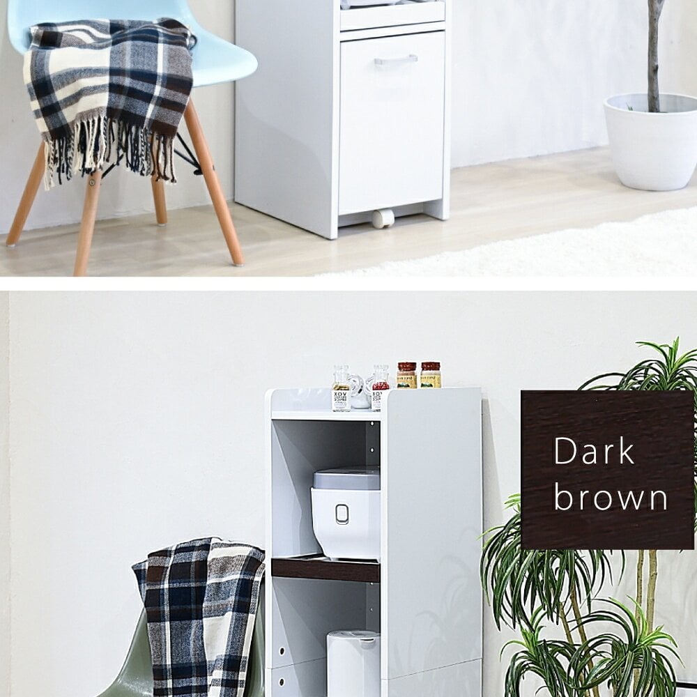 食器棚 キッチン収納 すきま 隙間収納 キッチン ミニ キッチン家電収納 家電ラック 家電収納棚 コンパクト 収納 スリム ラック 棚 幅33 高さ 120 キッチンラック：