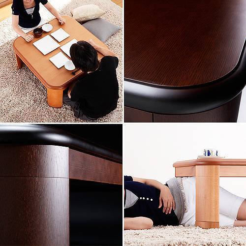 こたつ 正方形 楢ラウンド折れ脚こたつ-リラ 80×80cm 折脚 継ぎ脚 角が丸い テーブル ローテーブル 炬燵 コタツ モダン 天然木 木製 日本製 国産 テレワーク リモートワーク 在宅ワーク 新生活
