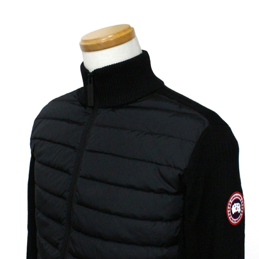 カナダグース CANADA GOOSE ジャケット ニット HYBRIDGE KNIT JACKET 6830M 9061 メンズ ブラック 海外正規品