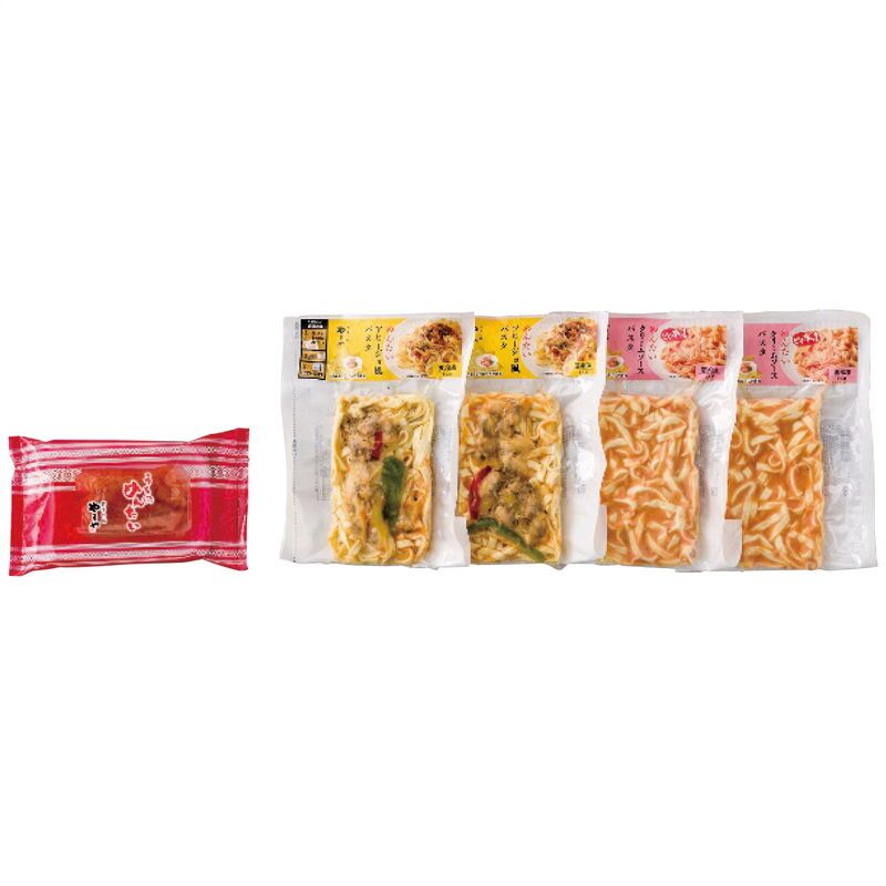 お歳暮・冬ギフト やまや 博多やまや辛子明太子と冷凍明太パスタセット ※送料無料(北海道・沖縄・離島への配送不可)