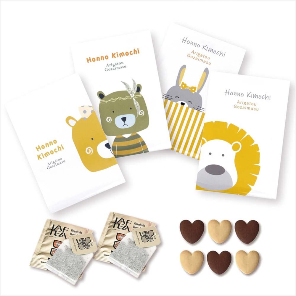 ディアフレンズ クッキー 紅茶 詰め合わせ ギフト 計24セット入 スイーツ 個包装 かわいい 焼き菓子 紅茶ティーバッグ【北海道・沖縄県・離島 配送不可】