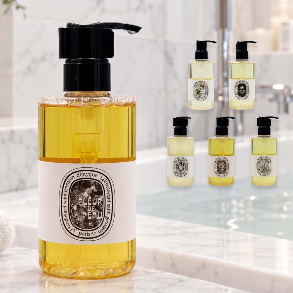 選べる6種類 ディプティック フレグランス ウォッシュジェル 200ml DIPTYQUE ハンド ボディソープ オルフェオン フルールドゥポー オーローズ オーデサンス ロンブルダンロー ローパピエ 新品