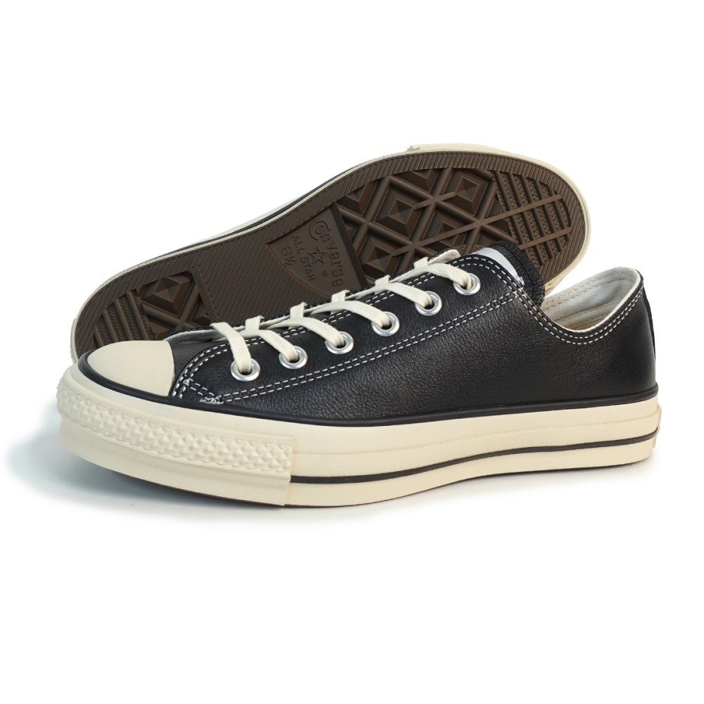 コンバース CONVERSE スニーカー メンズ レディース ローカット レザー オールスター J OX ブラック LEATHER ALL STAR J OX 日本製