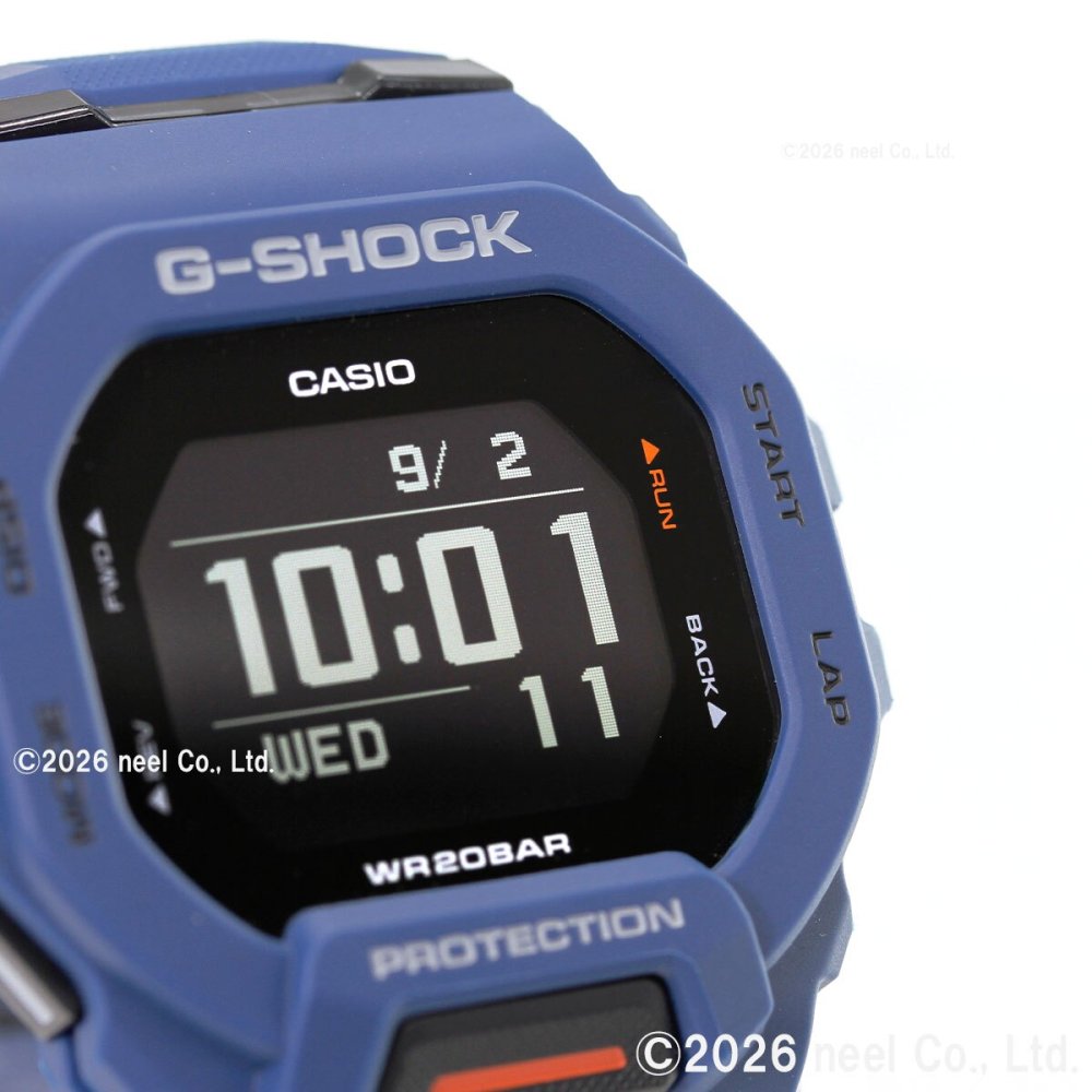 G-SHOCK Gショック G-SQUAD ジースクワッド GBD-200シリーズ GBD-200-2JF メンズ 腕時計 Bluetooth デジタル ブルー 青 CASIO カシオ