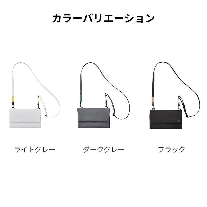 【正規販売】MILESTO ミレスト Hutte ヒュッテ MLS939 マルチショルダーバッグ ショルダーバッグ  パスポート ケース ショルダーウォレット 軽量 旅行 肩掛け ブラック グレー サコッシュ ギフト プレゼント メンズ レディース ブランド グッドデザイン賞 貴重品