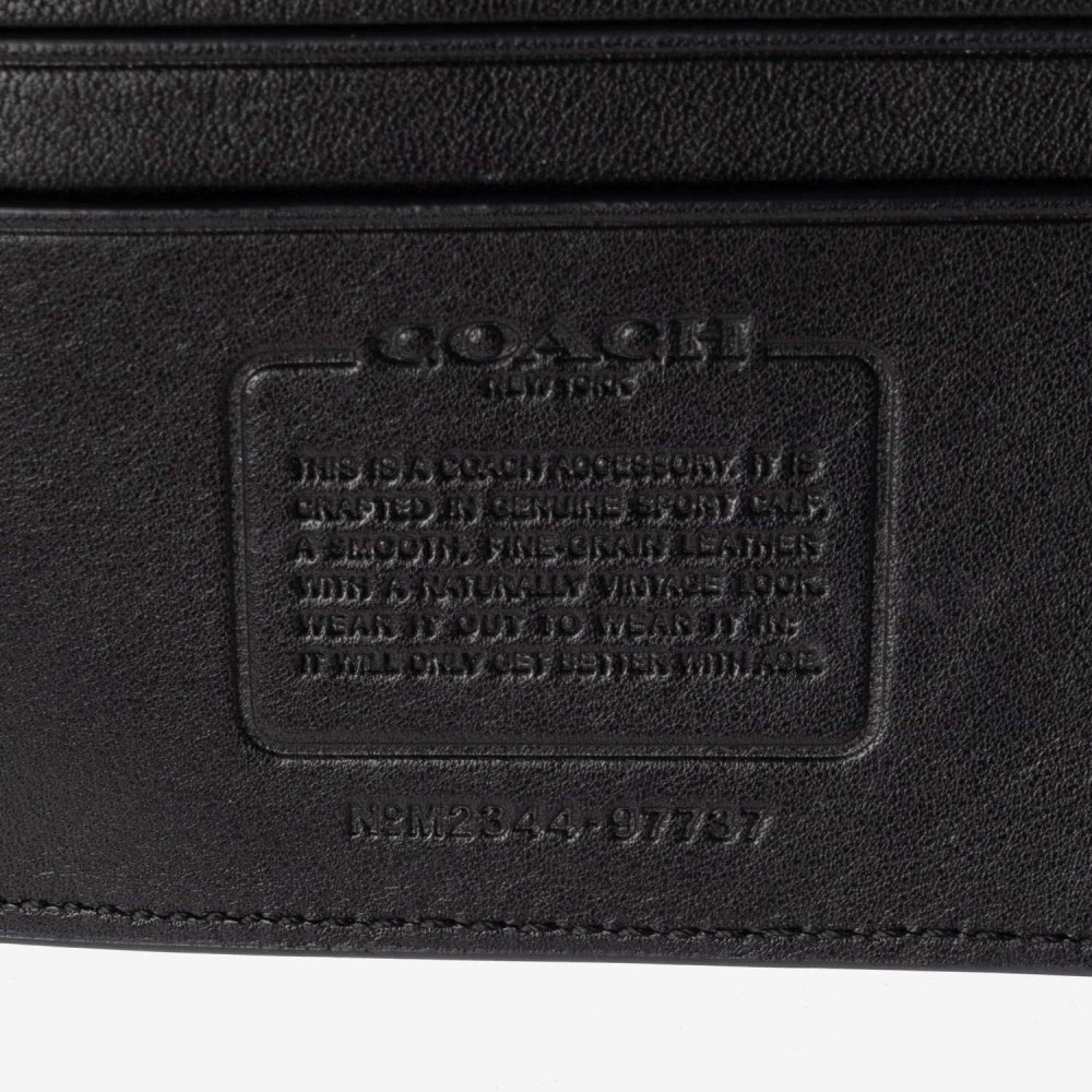 コーチ COACH WALLET ウォレット 97737 二つ折り財布 メンズ 財布