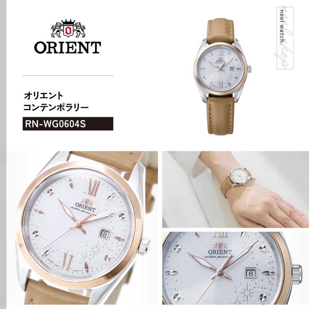 オリエント ORIENT コンテンポラリー Contemporary オリエントストレット ソーラーパワード 腕時計 レディース RN-WG0604S Orient Stretto【2026 新作】