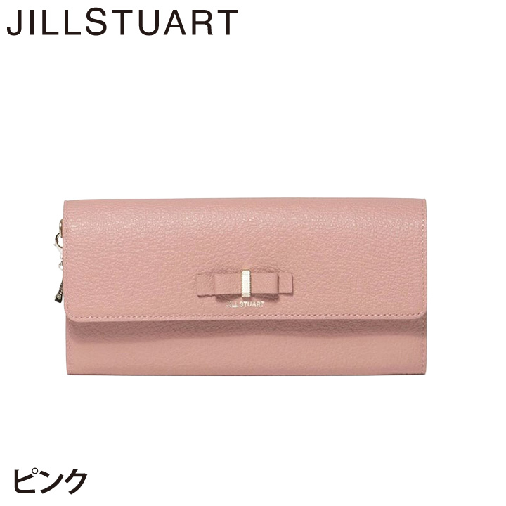 ジル スチュアート 財布 長財布 レディース 牛革 ミスティ かぶせ リボン 薄型 ギフト JILL STUART