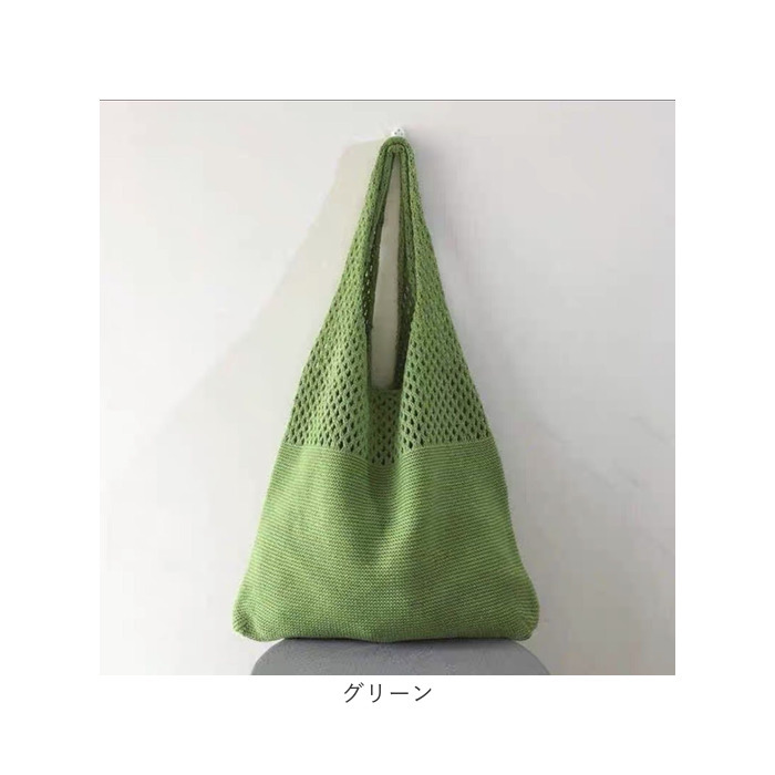 編みバッグ 通販 サブバッグ 肩掛け 買い物鞄 ショルダーバッグ ショルダー ハンドバッグ ランチバッグ トート ミニバッグ 鞄 おしゃれ 小さめ コンパクト かわいい シンプル 軽量 秋 春 夏 レディース カジュアル レディースファッション