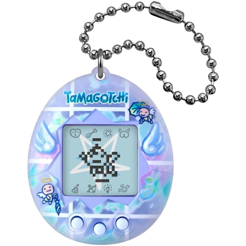 【ラッピング無料】バンダイ Original Tamagotchi Rainy Angel たまごっち てんしっち 欧米版リバイバル GEN3 ボールチェーン付き ギフト 誕生日 プレゼント
